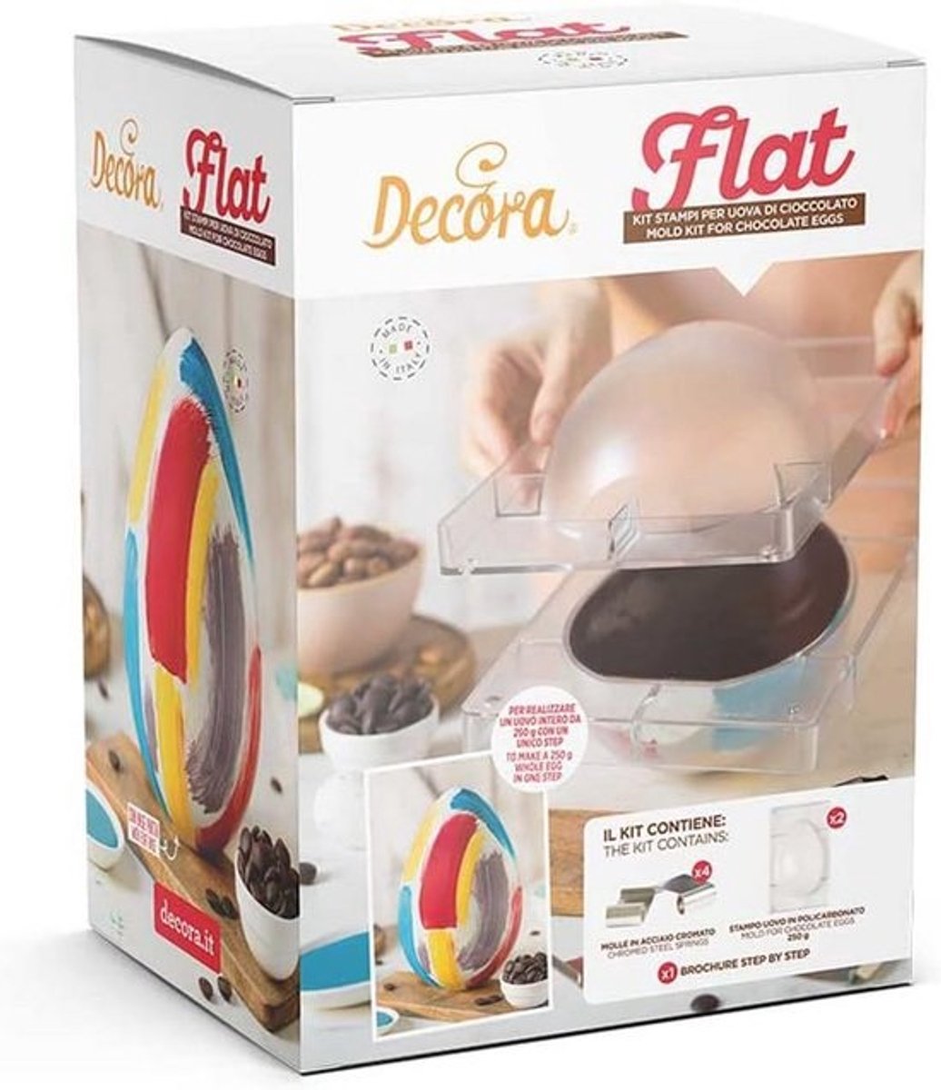 Set van 2 malvormen voor paaseieren, 250 g - met 4 chroomveren