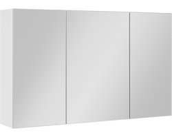 Vicco Badkamerspiegelkast Lavia, Wit, 100 x 60.2 cm