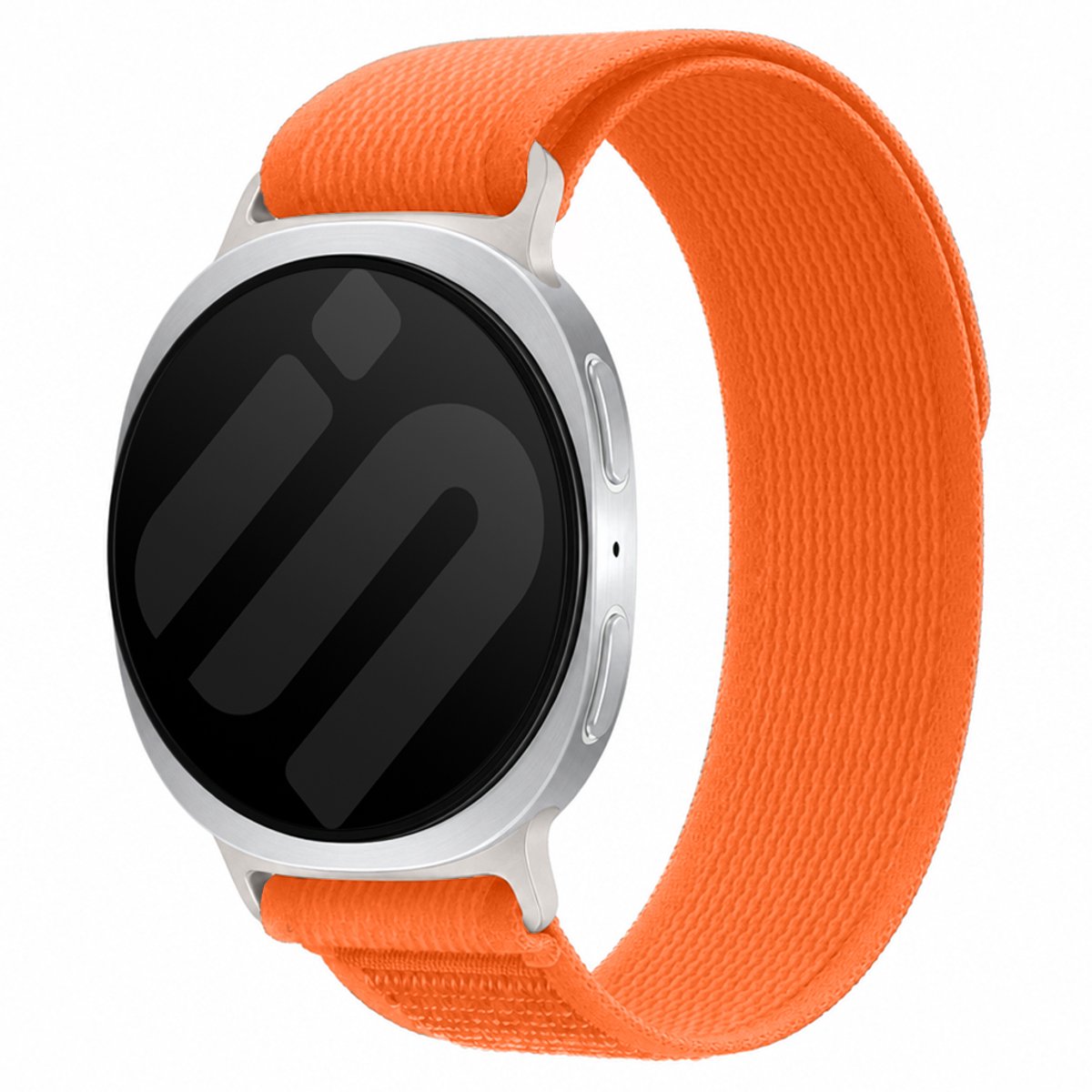 Strap-it Trail Nylon bandje geschikt voor Samsung Galaxy Watch 9 (40/44mm) / Watch 8 (40/44mm) / 8 Classic (46mm) - Oranje