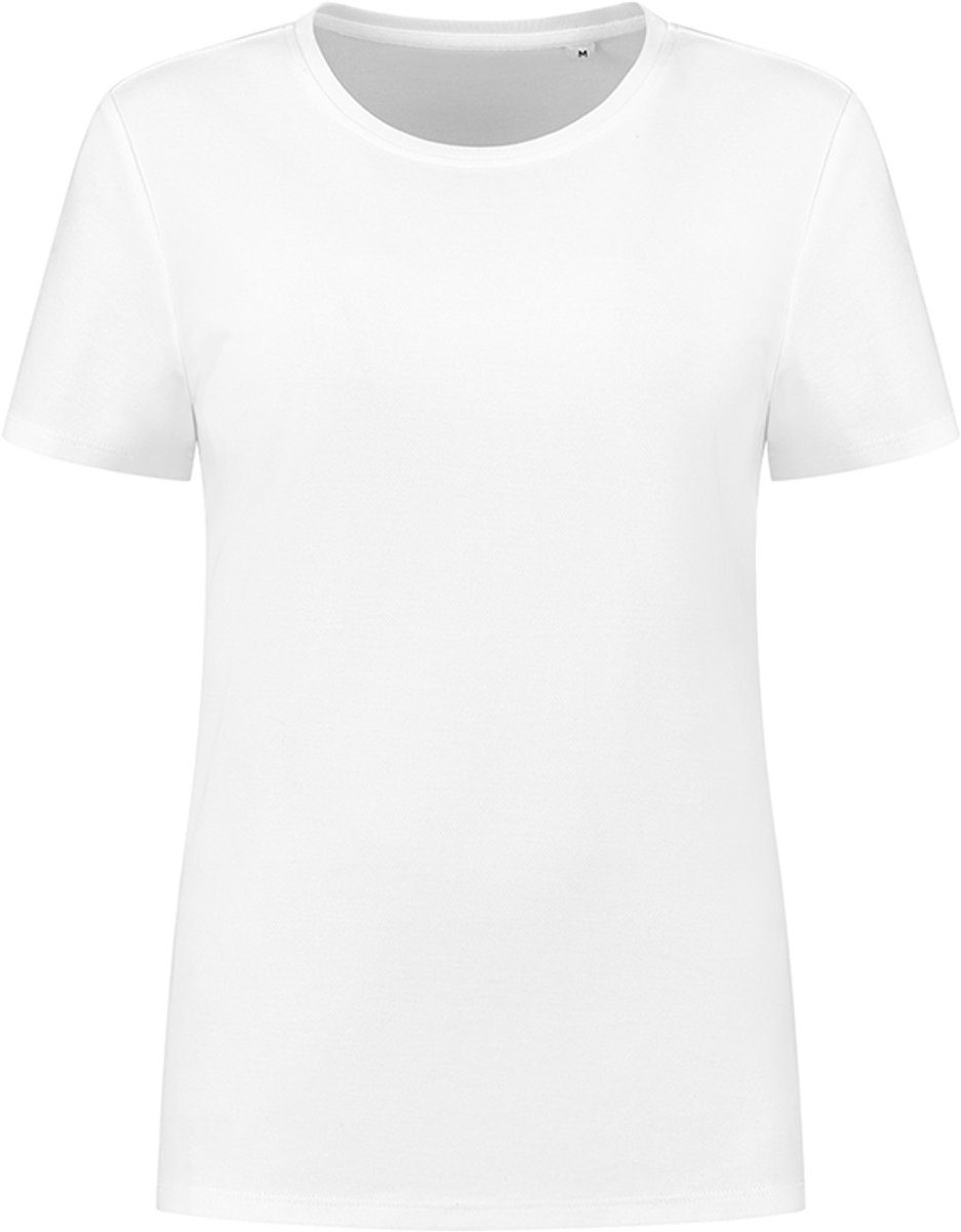Lemon & Soda T-shirt voor dames met korte mouwen in de kleur wit in de maat XXL
