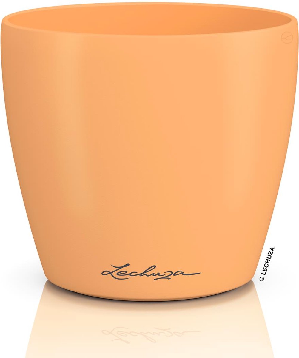 LECHUZA overpot CLASSICO Color DECO 12 Papaya abrikoos Ø 13 cm