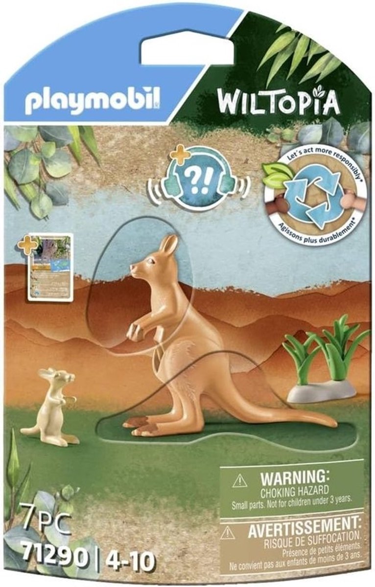 Kangoeroe met jong - PLAYMOBIL WILTOPIA 71290