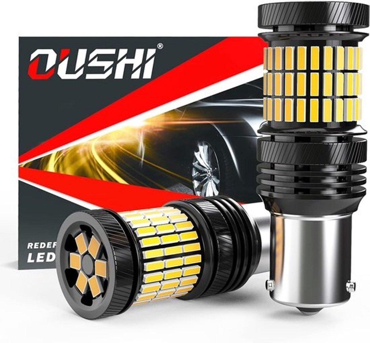 LED Lampen Auto - Achterlicht Dagrijlicht - Verbeter Rijveiligheid - 360 Graden Verlichting - DC12-24V 21W - Xenon Wit