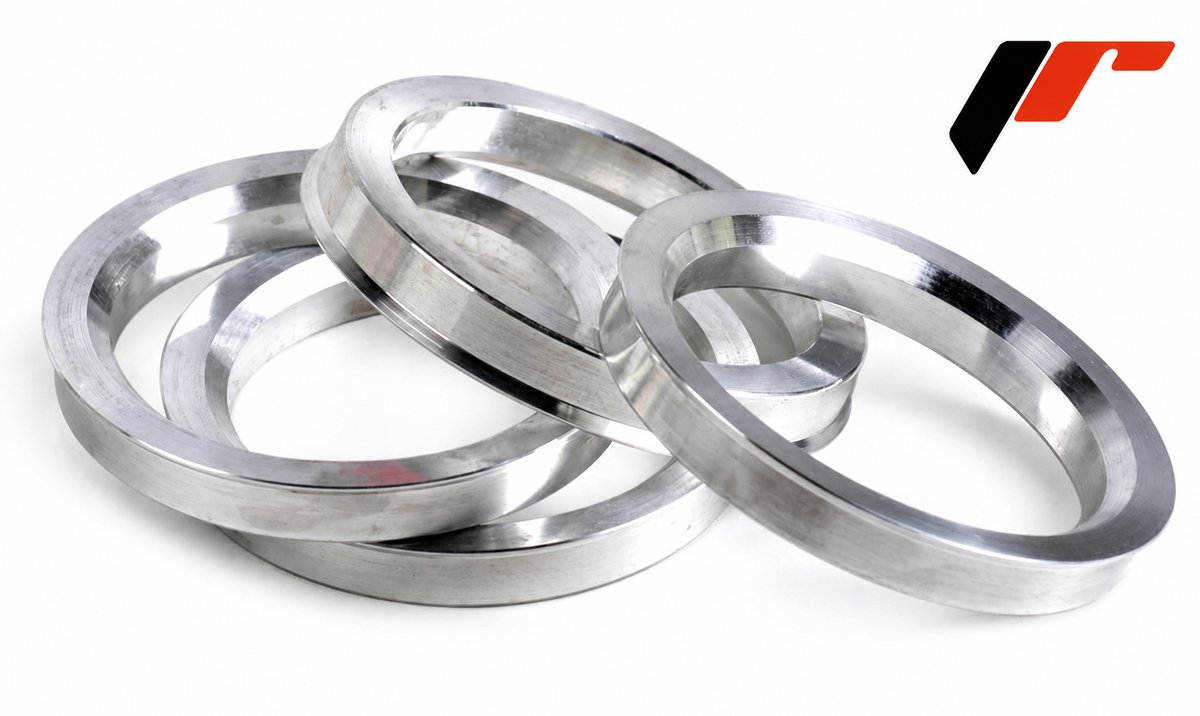 JR - Aluminium centreer ringen (set) 72.6->56.6mm