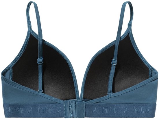 Ten Cate Basics organic cotton stretch voorgevormde bh happy deer sea 2-pack voor Meisjes | Maat 65AA
