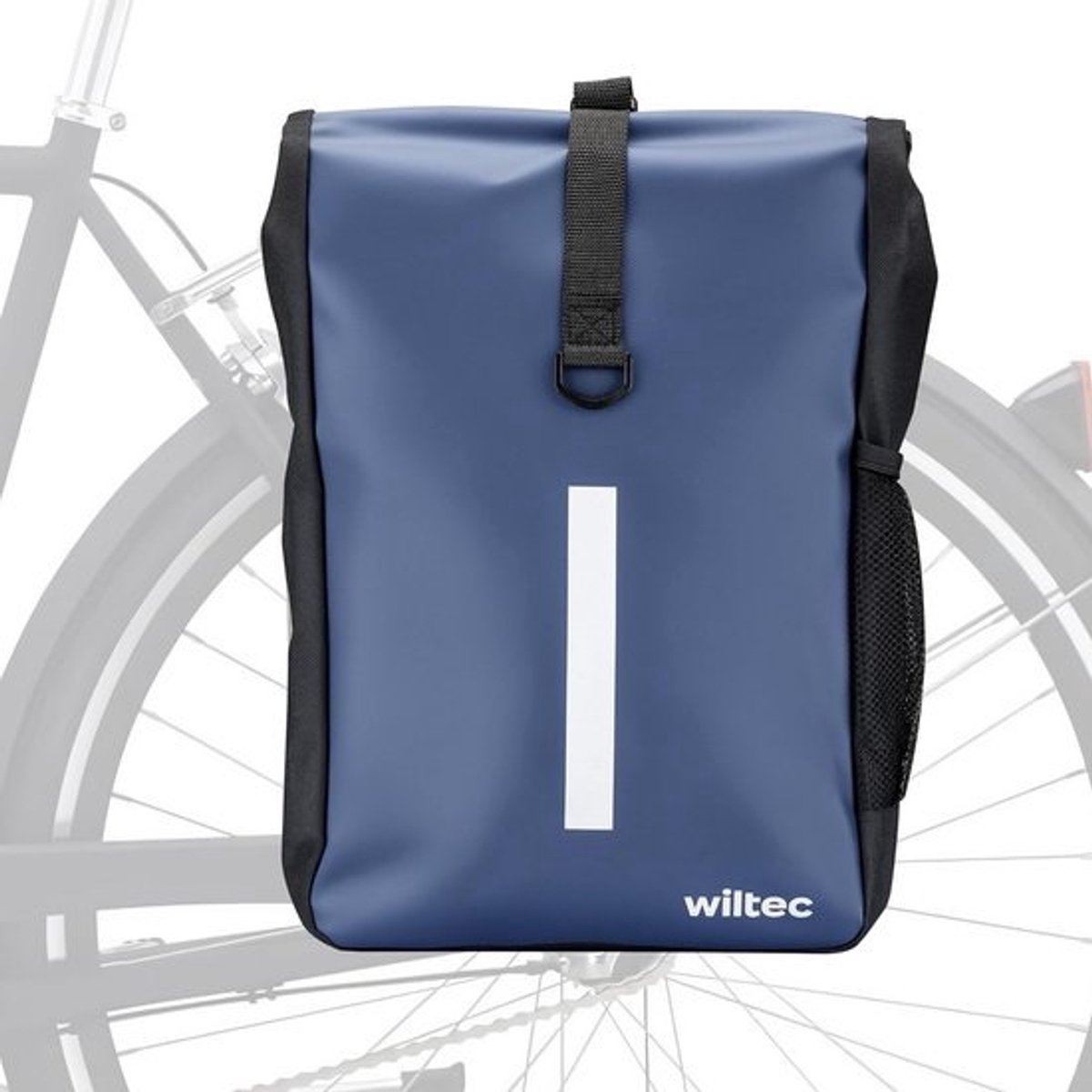 Waterdichte Fietstas Enkele Zijkoffer 16L met Reflectie en Schouderband