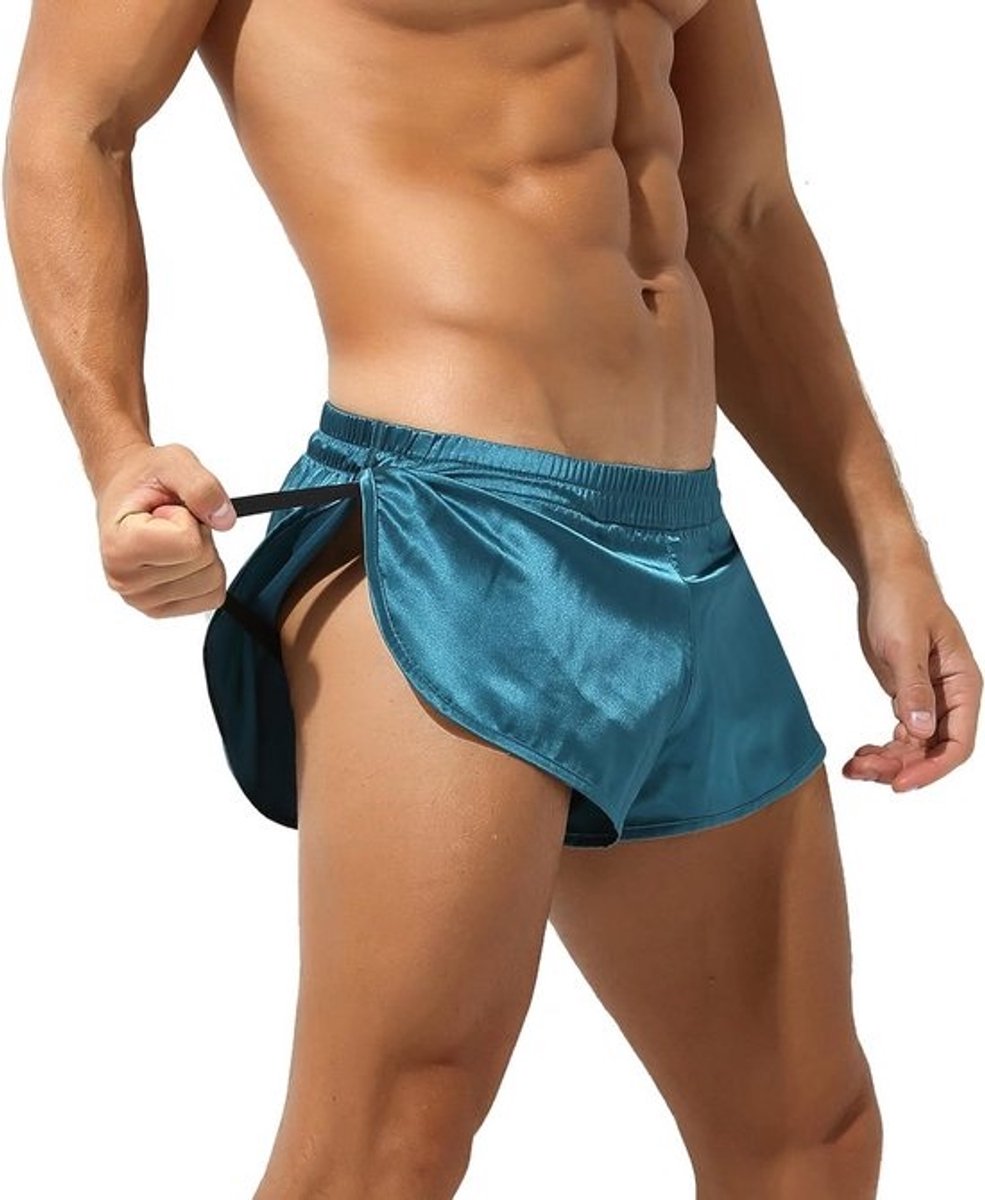 Zijdezachte Heren Boxershorts Loose Fit Basis Ondergoed S-XL