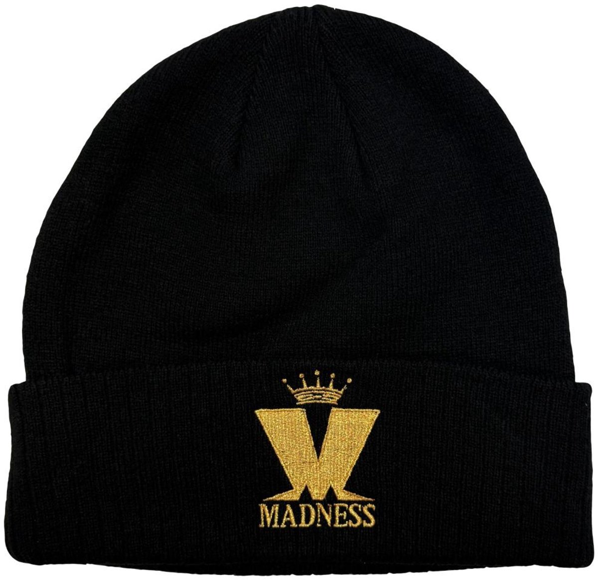 Madness - Crown & M Beanie Muts - Zwart