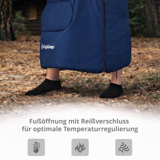 Dekenslaapzak Cloud 400 Winter - Katoenen slaapzak XL breed -15 °C — afbeelding 4