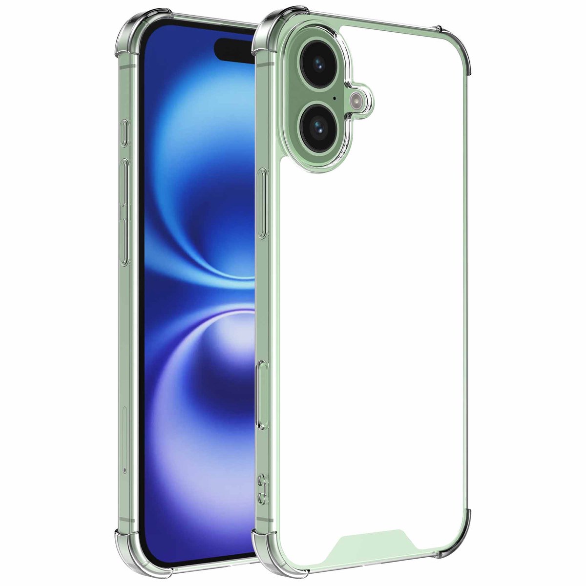 Smartphonica Sublimatie Telefoonhoesje geschikt voor iPhone 16 - Transparant Sublimatie Telefoonhoesje met Plastic Insert geschikt voor iPhone 16