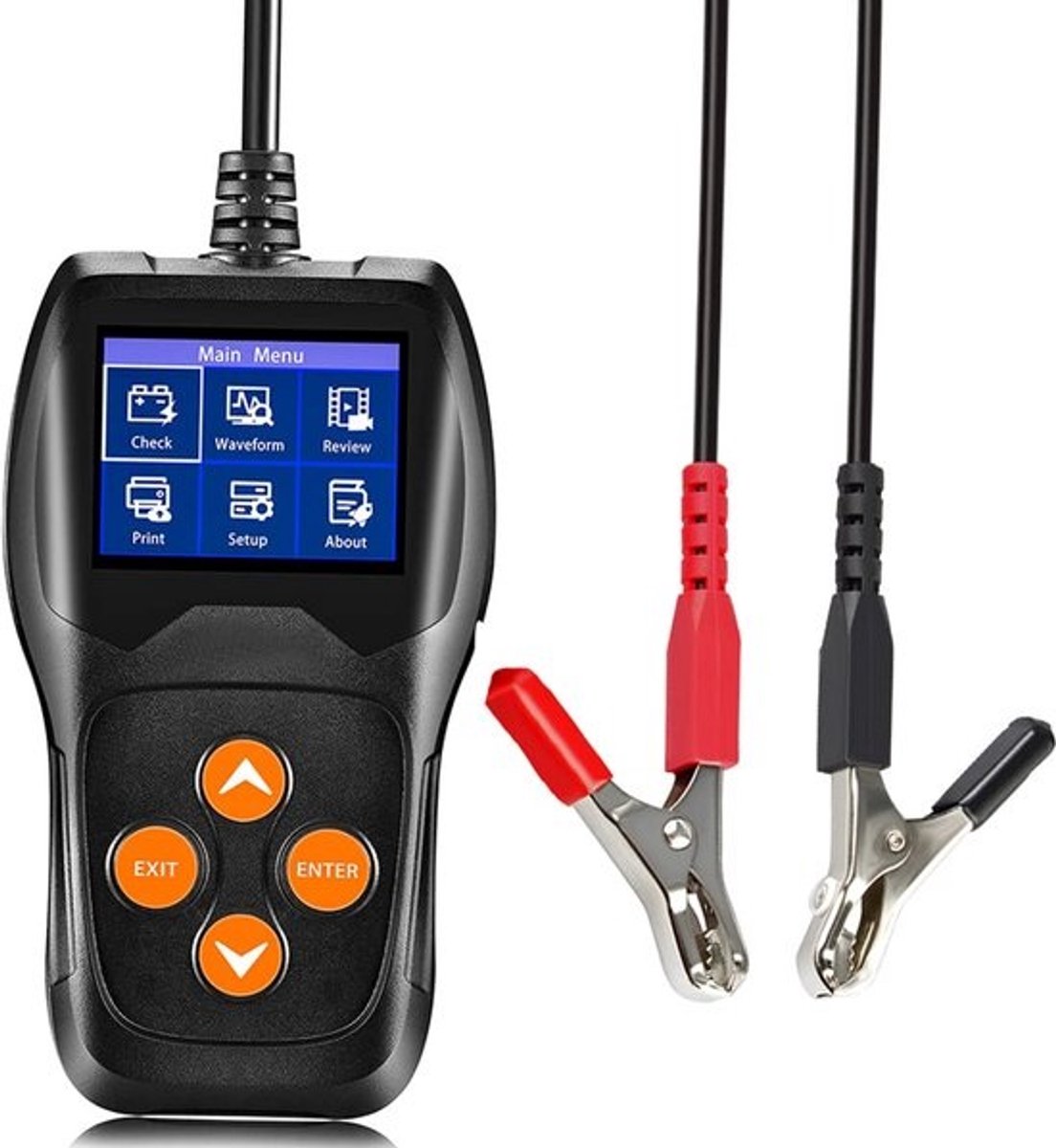 12V Auto Accu Tester - CCA Analysator voor Personenauto & SUV