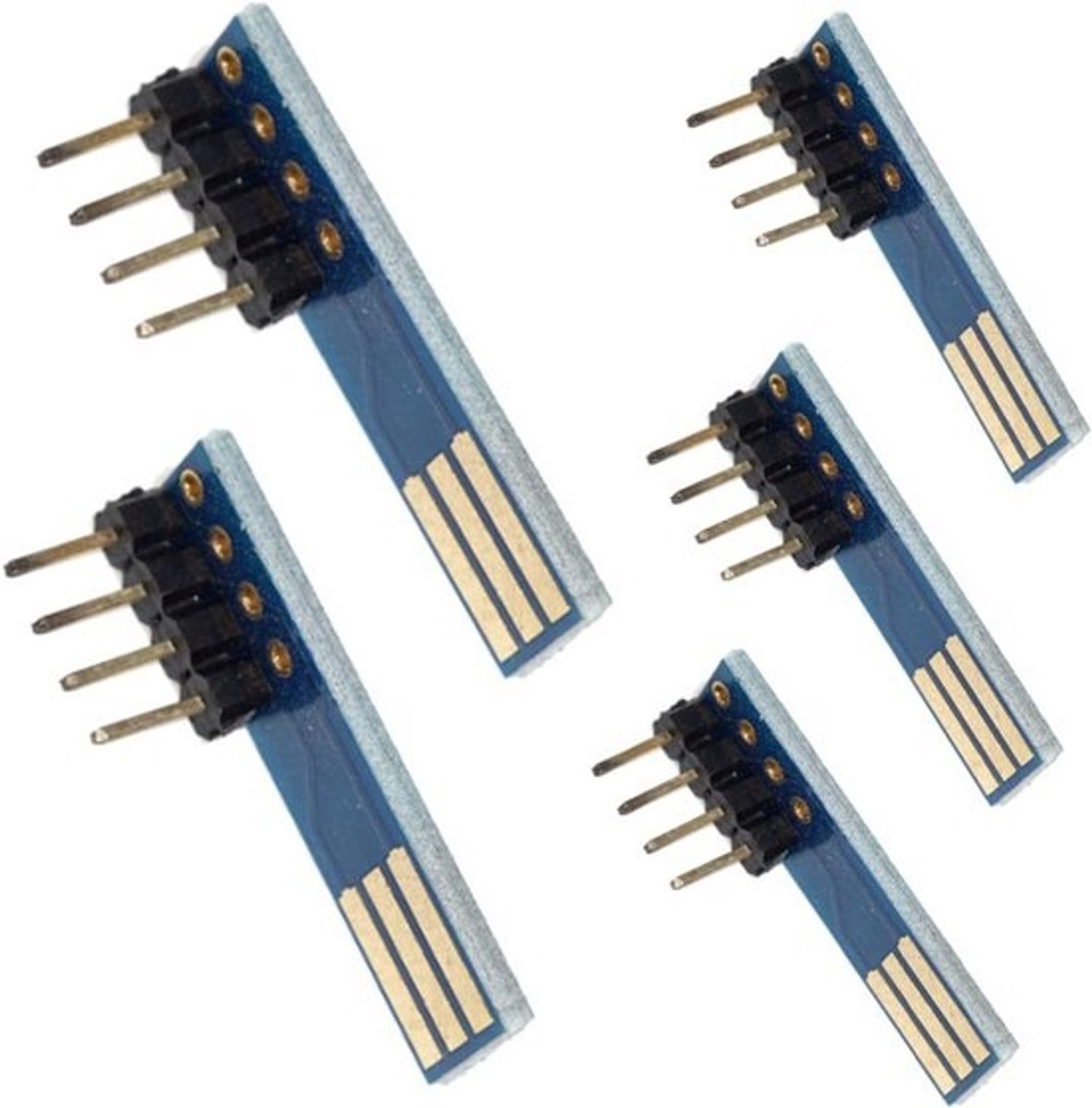 5x I2C Nunchuck Adapter Module Board voor Wii Controller en Arduino Compatibel