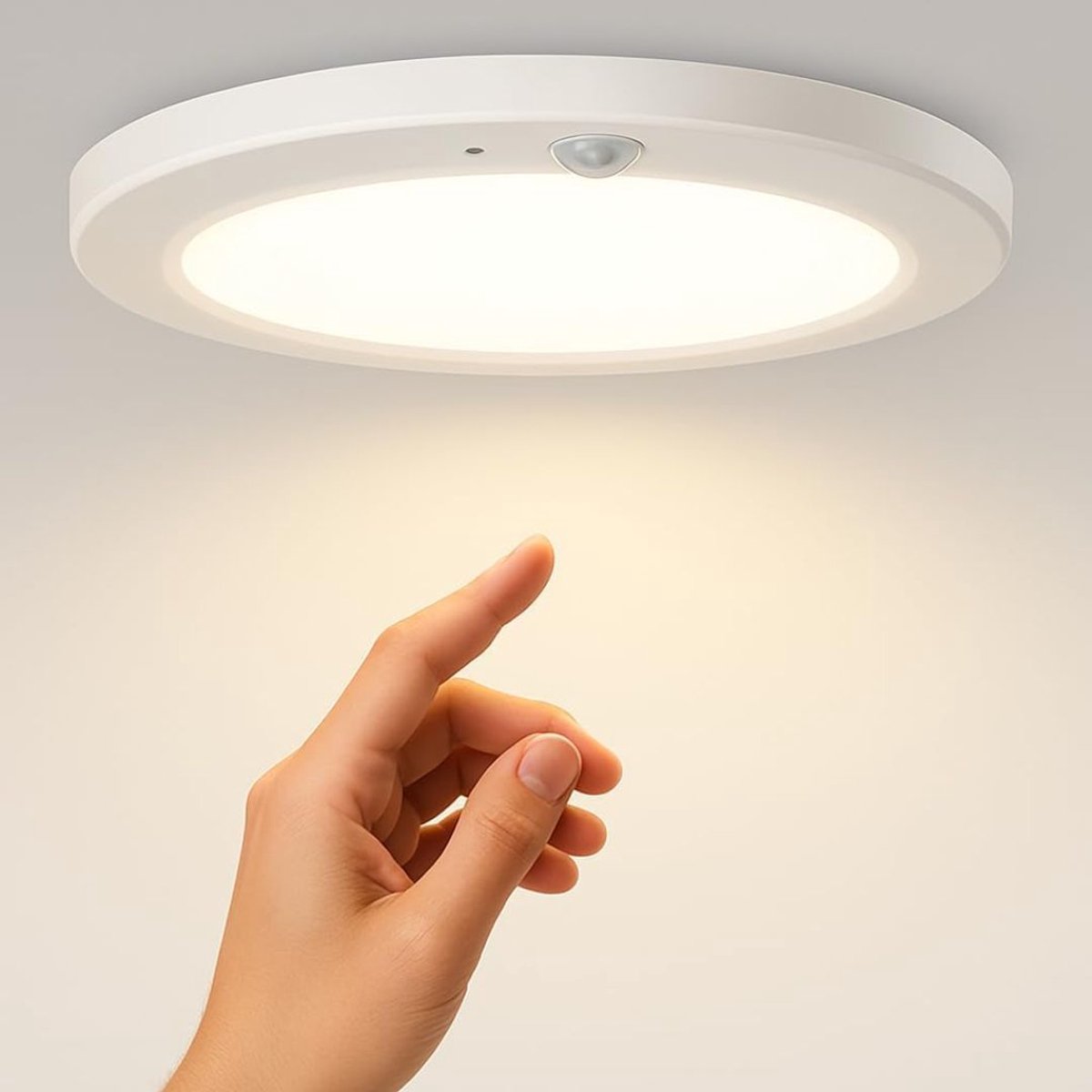 CRLYN® LED Plafondlamp - Bewegingsmelder Verlichting - Automatische Verlichting - Wit