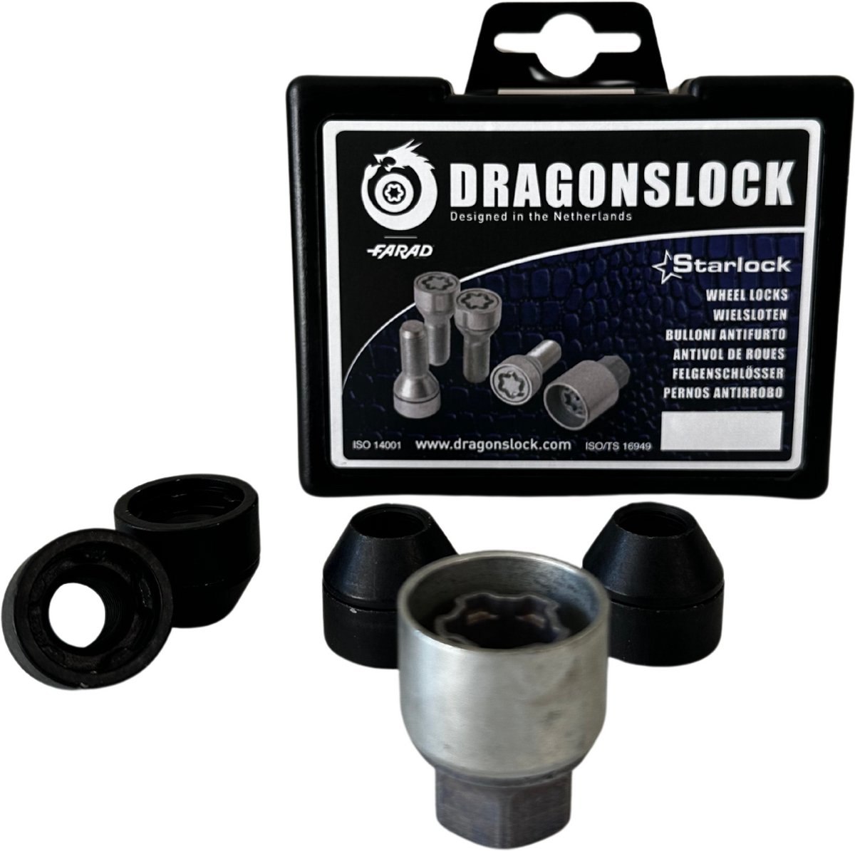 Dragonslock Slotbout (wielslot) - Tesla Model 3 - Kleur zwart