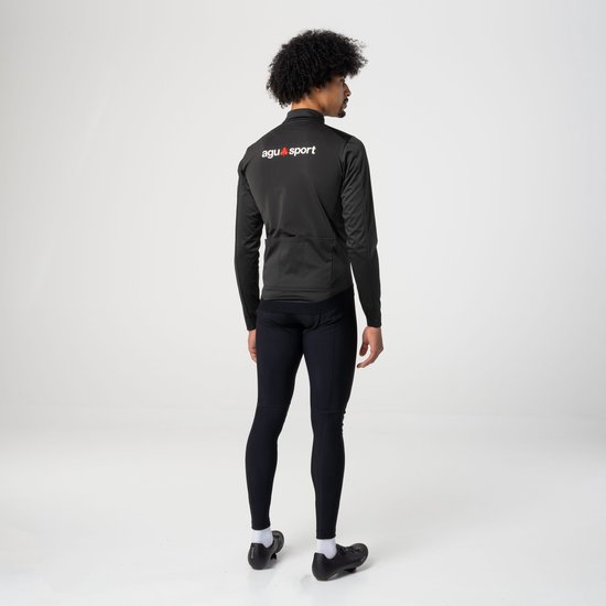AGU Performance - Winterjack Heren - Winddicht en Waterafstotend - Ademend rugpaneel - Zwart - XL - Reflecterende details - 4 Zakken - Siliconen gripper — afbeelding 5