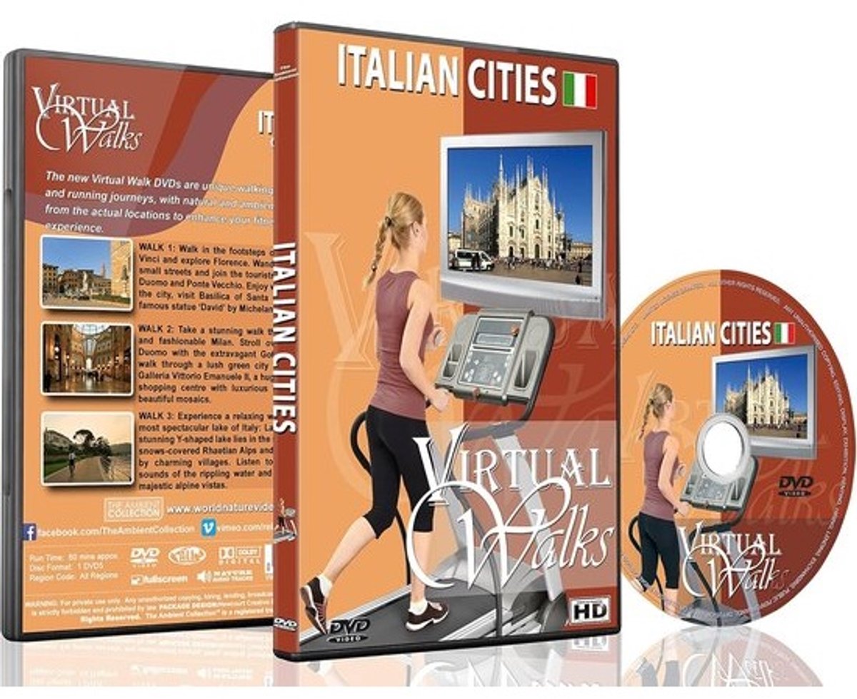 Virtuele Wandelingen - Binnen Routes - Indoor Fitness - Italiaanse Steden - N.v.t. - N.v.t.