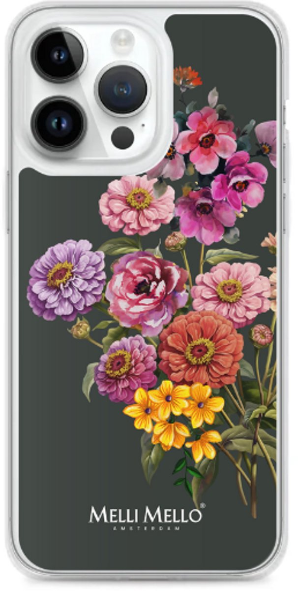 Melli Mello Telefoonhoesje Velvet Bloom (Soft case) - Apple iPhone 14 Pro Max