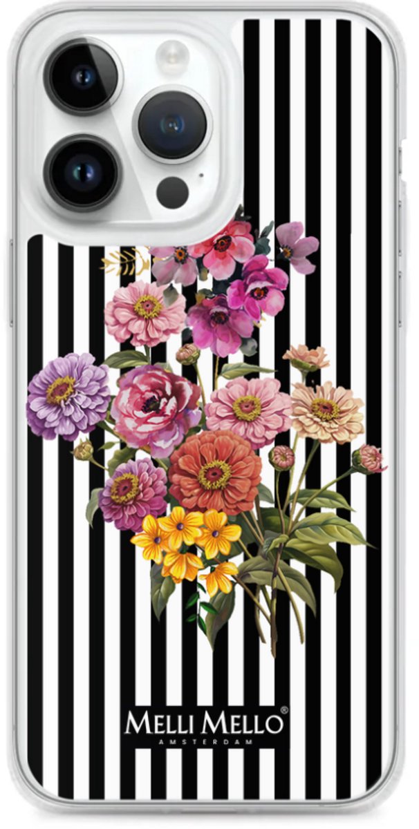 Melli Mello Telefoonhoesje Striped Grace (Soft case) - Apple iPhone 14 Pro Max