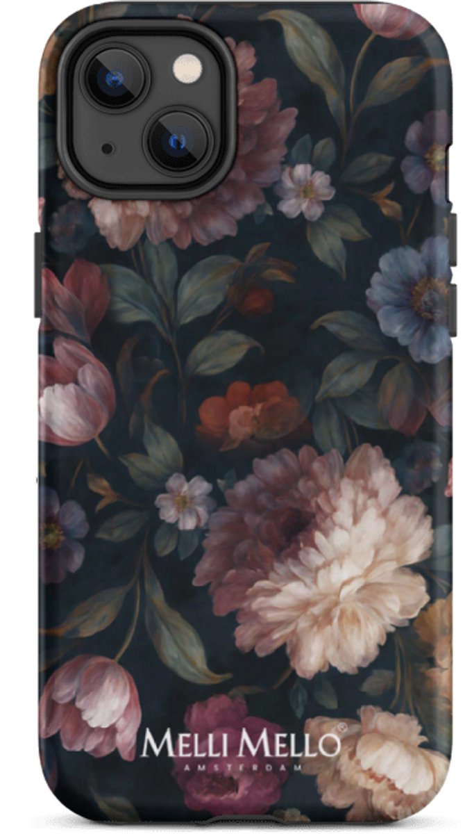 Melli Mello Telefoonhoesje Noir Bloom (Tough Case) - Apple iPhone 14 Plus