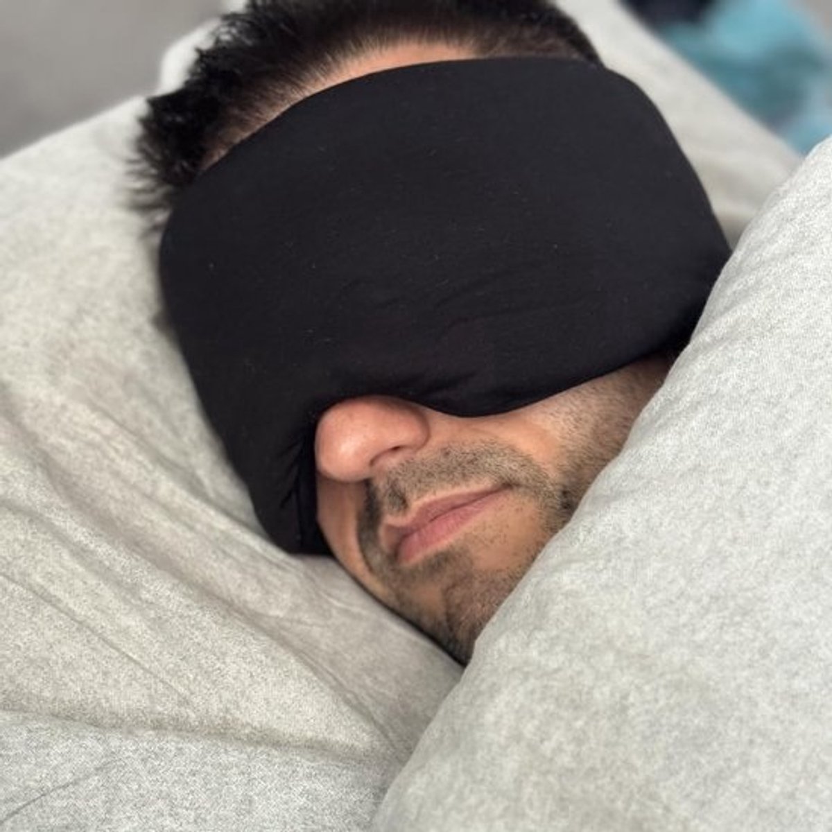 Slaapmasker Biologisch Katoen - Veganistisch Masker - Verbeter Slaapkwaliteit - Volledige Lichtblokkering - Inclusief Opbergzak