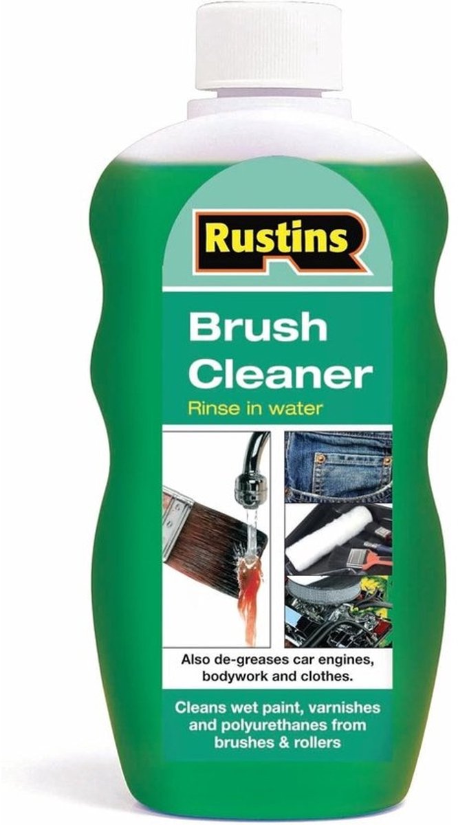 Borstel Reiniger - Verfreiniger - Verf Verwijderen - Emulgeert Olieverf - 300ml - Groen