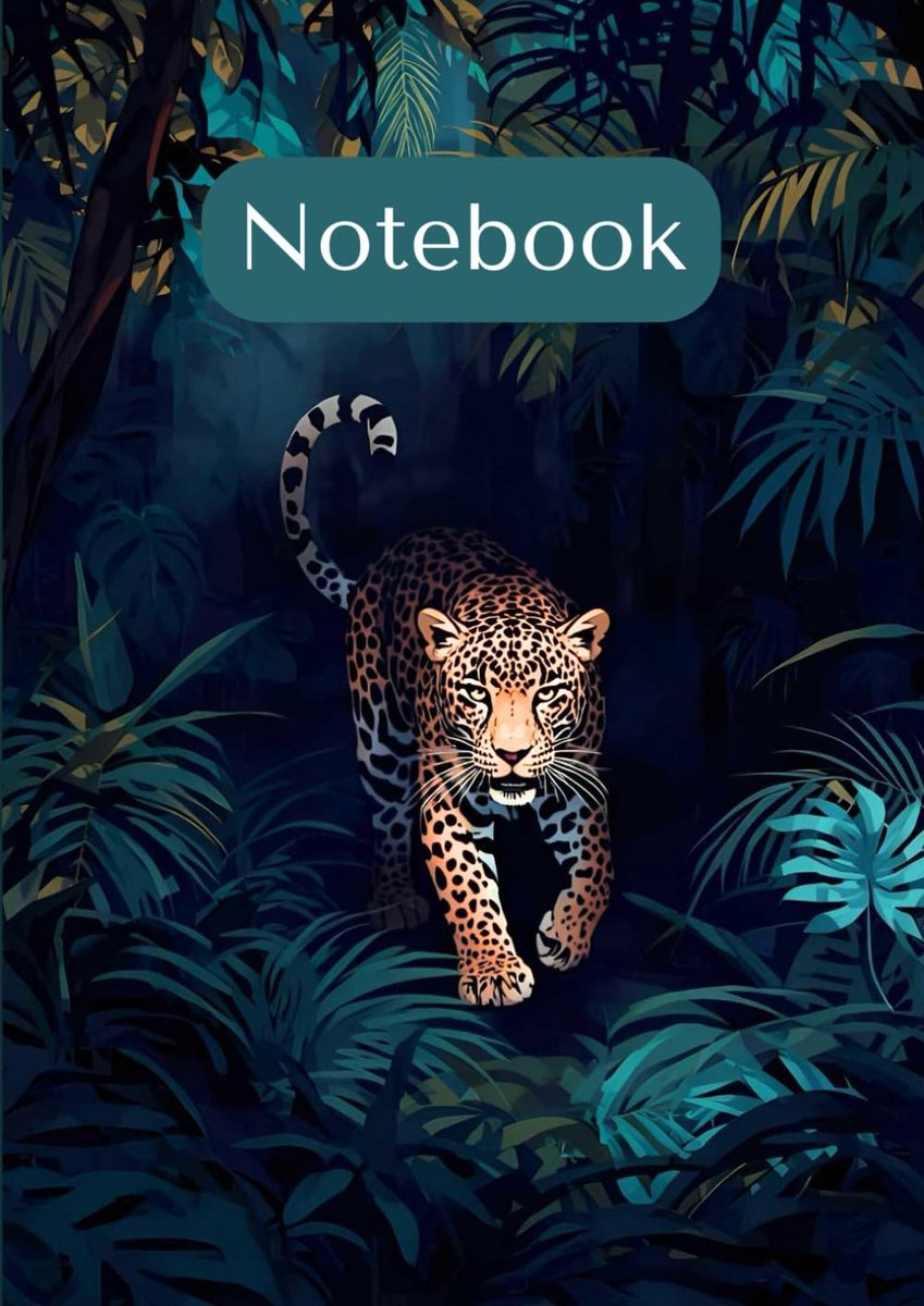 Leopard A4 Lined Notebook 100 pages - ShopVlot