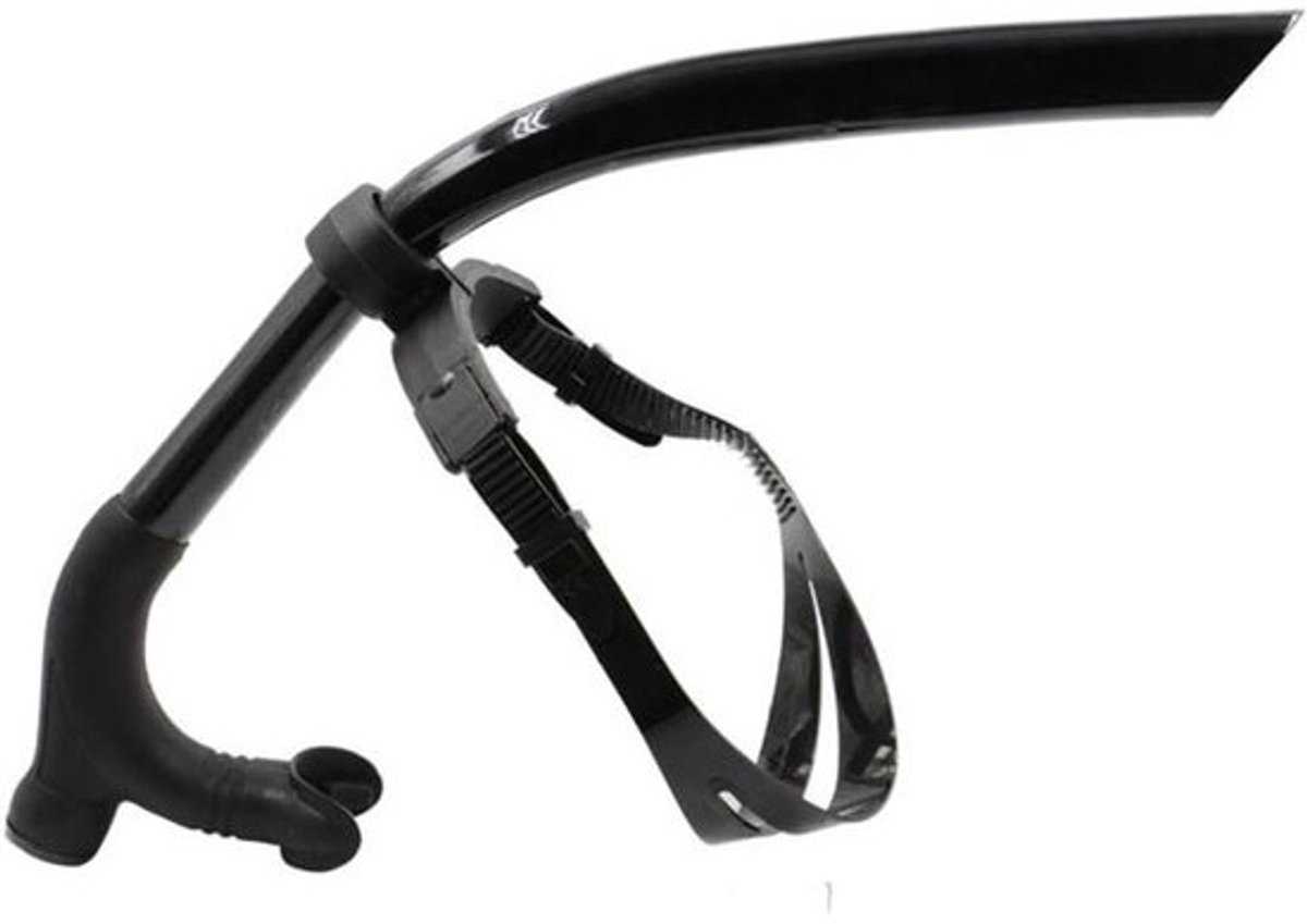 Zwem Snorkel - Ademhalingsbuis Duiken - Duik Training - Waterinlaatklep - 48 cm - Zwart