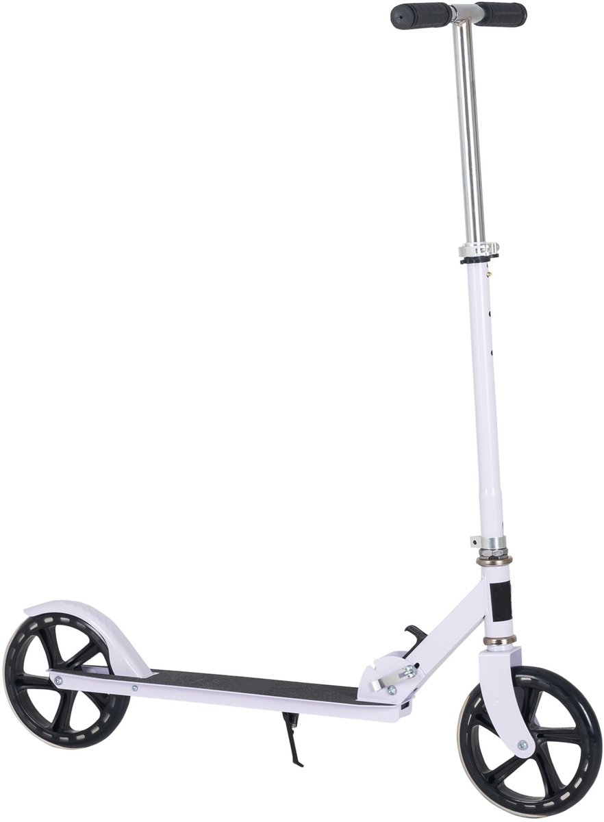 TEKROA® Kindersteps - Opvouwbare step - met in 4 standen verstelbare stuurhoogte - achterrem - voor kinderen en tieners - maximaal gewicht 100 kg - 88L x 37B x 75-100H cm