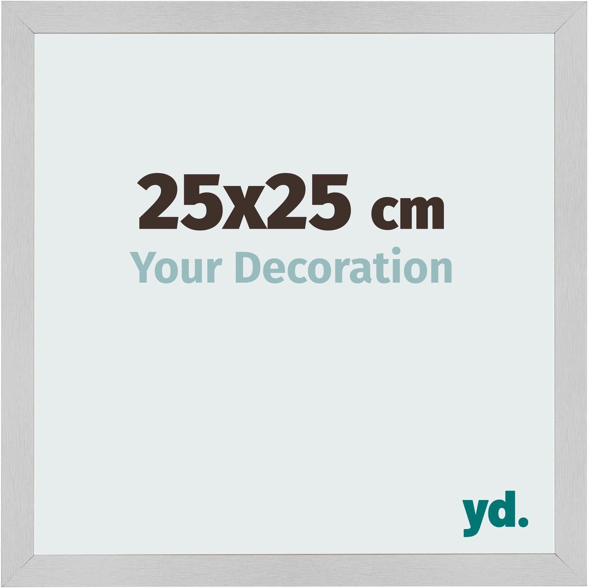 Your Decoration - Fotolijst 25x25 cm - MDF - Edelstaal - Bologna