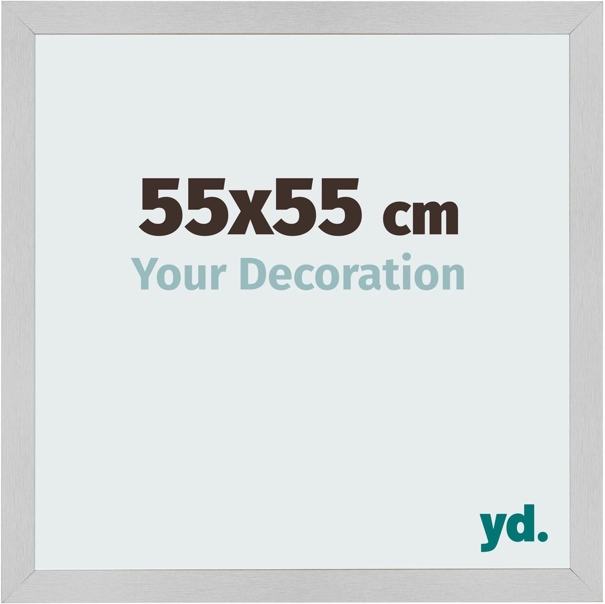 Your Decoration - Fotolijst 55x55 cm - MDF - Edelstaal - Bologna
