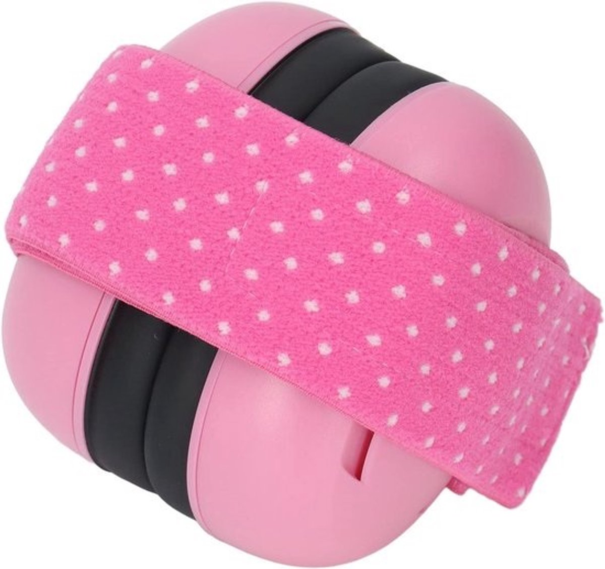 Baby Earmuffs, ABS Shell Noise Cancelling Pillow Design Baby Ear Protection Headphones with Elastic Headband To Prevent Baby Hearing Damage and Sleep (Pink)