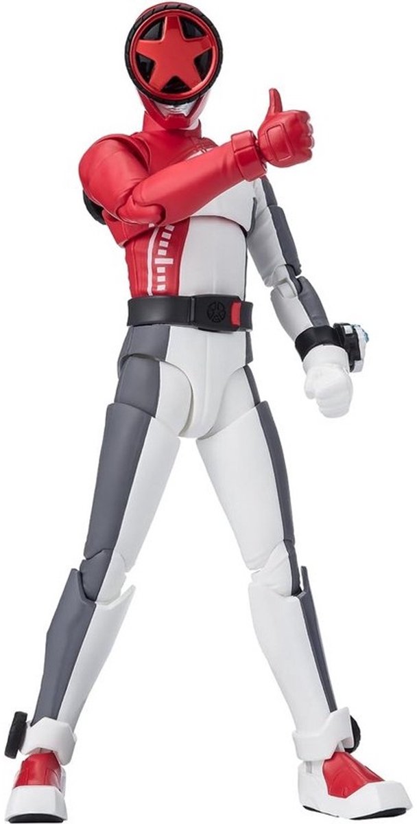 Actiefiguur Rood Superheld 14,5 cm - Poseerbaar Strijdfiguur met Accessoires