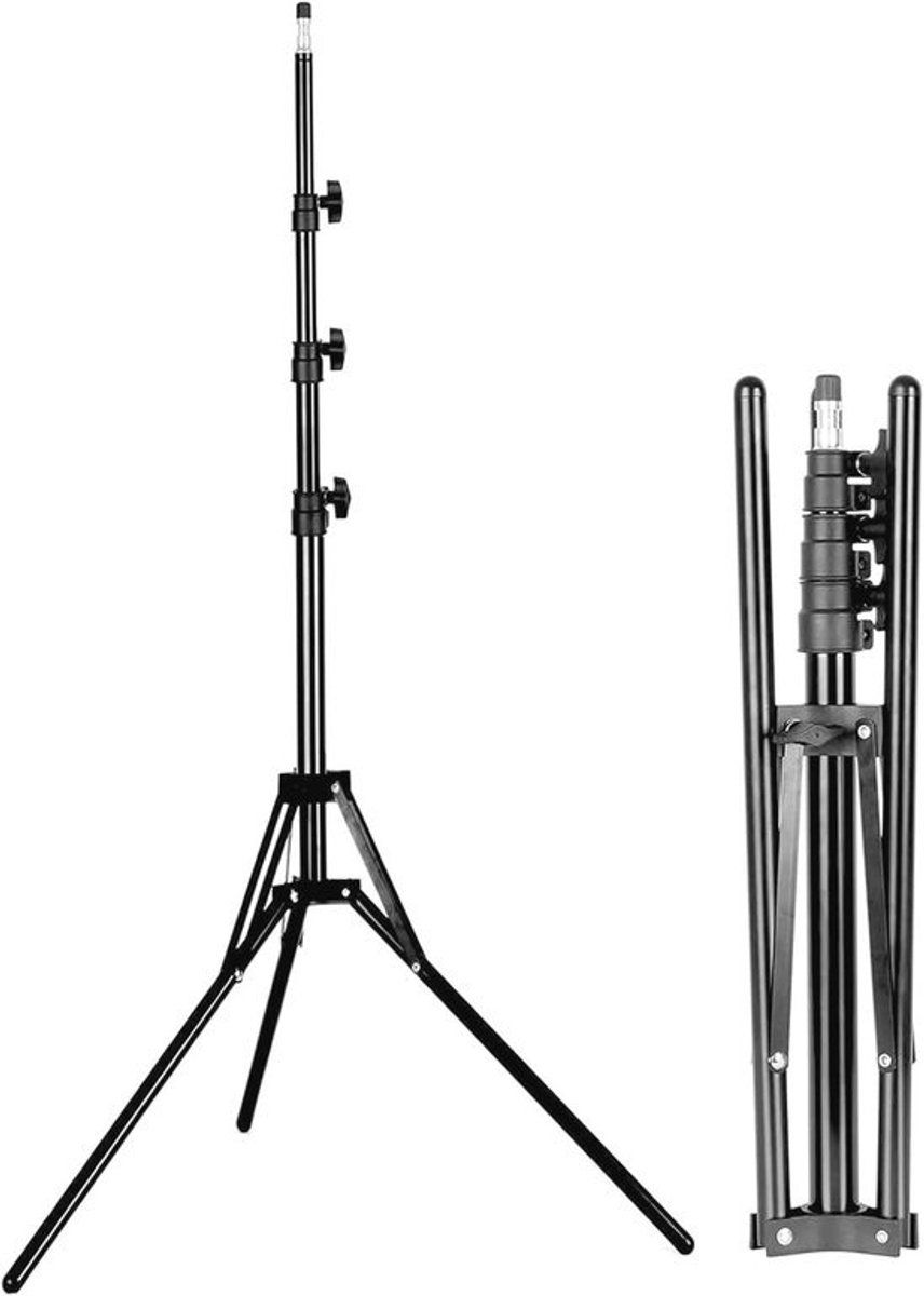Fotografie Lichtstandaard 6 ft met Omgekeerde Vouwpoten voor Softboxes en Reflectoren
