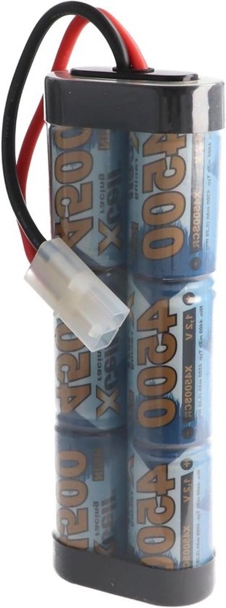 Oplaadbare Batterij - Accu Pack - RC Auto Racen - Hoge Stroombestendig - 7.2 Volt - Zwart