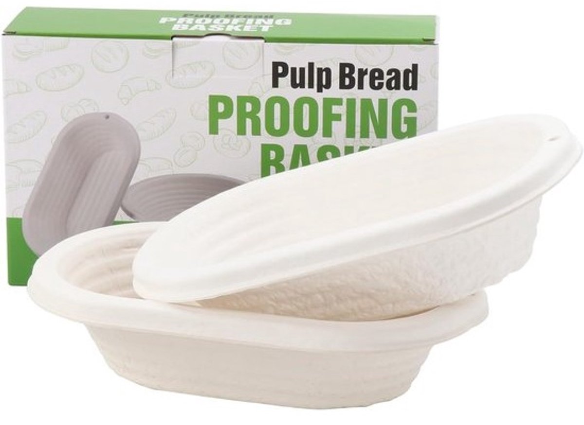 Ovale broodmand van 24,5 cm voor het afdekken van brood