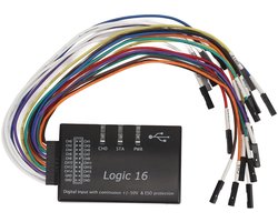 16-kanaals Logic Analyzer met 100 m Sampling Snelheid en ESD Bescherming voor Analyse en Ontwikkeling