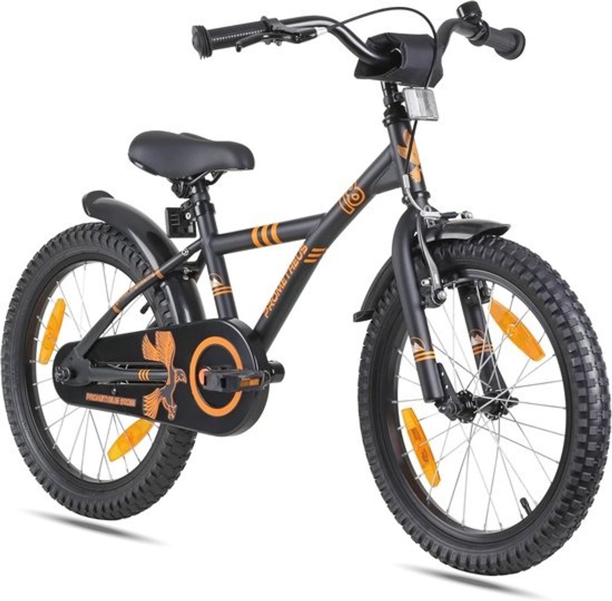Kinderfiets 18 inch met zijwieltjes voor jongens en meisjes - BMX stijl