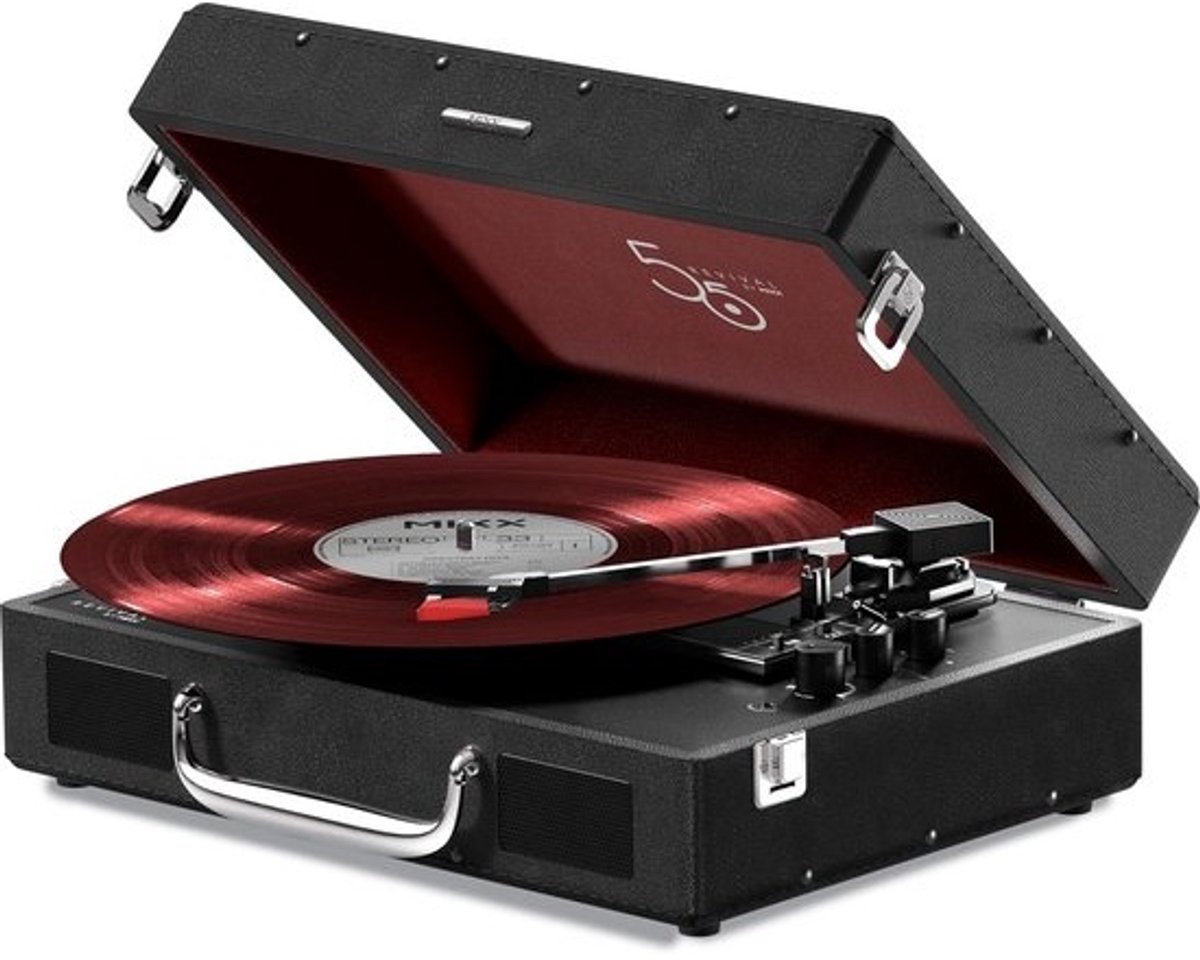 Draagbare Vinyl Speler met Bluetooth - Elegante Stereo Draaitafel