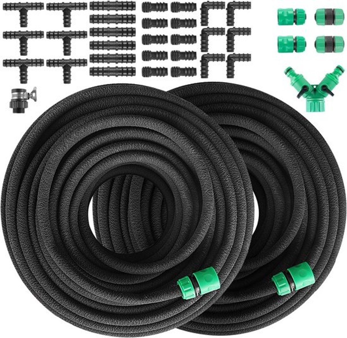 Poreuze Flexibele Slang voor Druppelirrigatie - Waterbesparende Tuinirrigatie (50m)