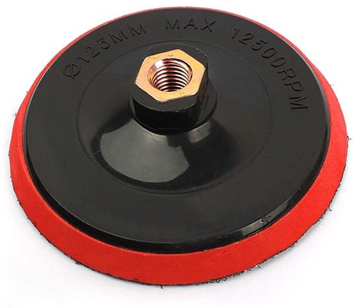 Dailygoods- Backing Pad 125mm - Polijstpad Steunplaat - Universeel - Voor Haakse Slijper - Max Snelheid 12000 obr/min - Duurzaam in Gebruik