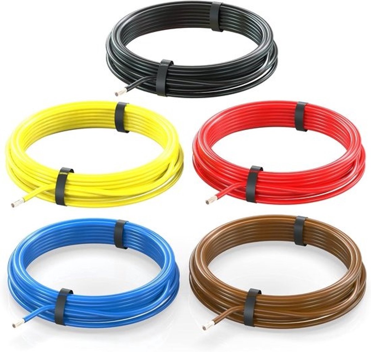 Voertuigkabel FLRY-B - Autokabel Massakabel - Bedrading Installatie - Gereduceerde Wanddikte - 60 mm² - 5 kleuren