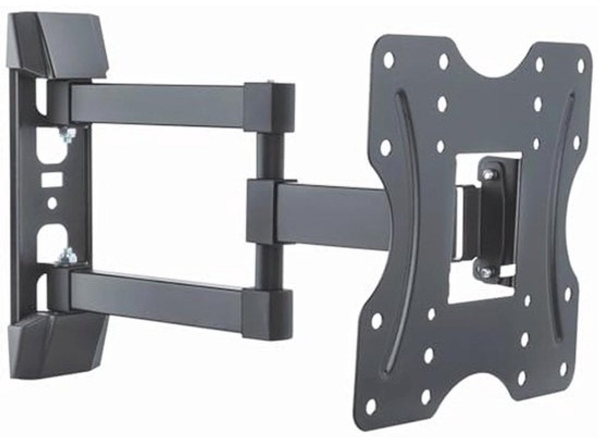 TV muurbeugel 23-42 inch verstelbaar en draaibaar, VESA 200x200, draagvermogen 30 kg, afstand tot muur 56-415 mm