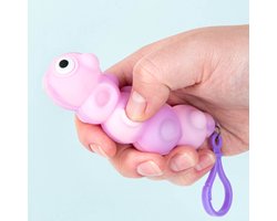 Fidget Rubs - 12cm - Sleutelhanger, Glow Worm, Glow in the Dark,