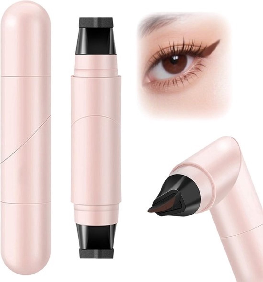 Eyeliner Stempel - Oog Make-up Hulp - Snel Wing Creëren - Waterdicht Zweetbestendig - 107 x 22 cm - Bruin