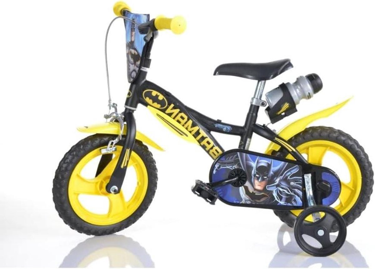 Kinderfiets - Jongensfiets - Leren Fietsen - Stalen Frame - 12 Inch - Zwart
