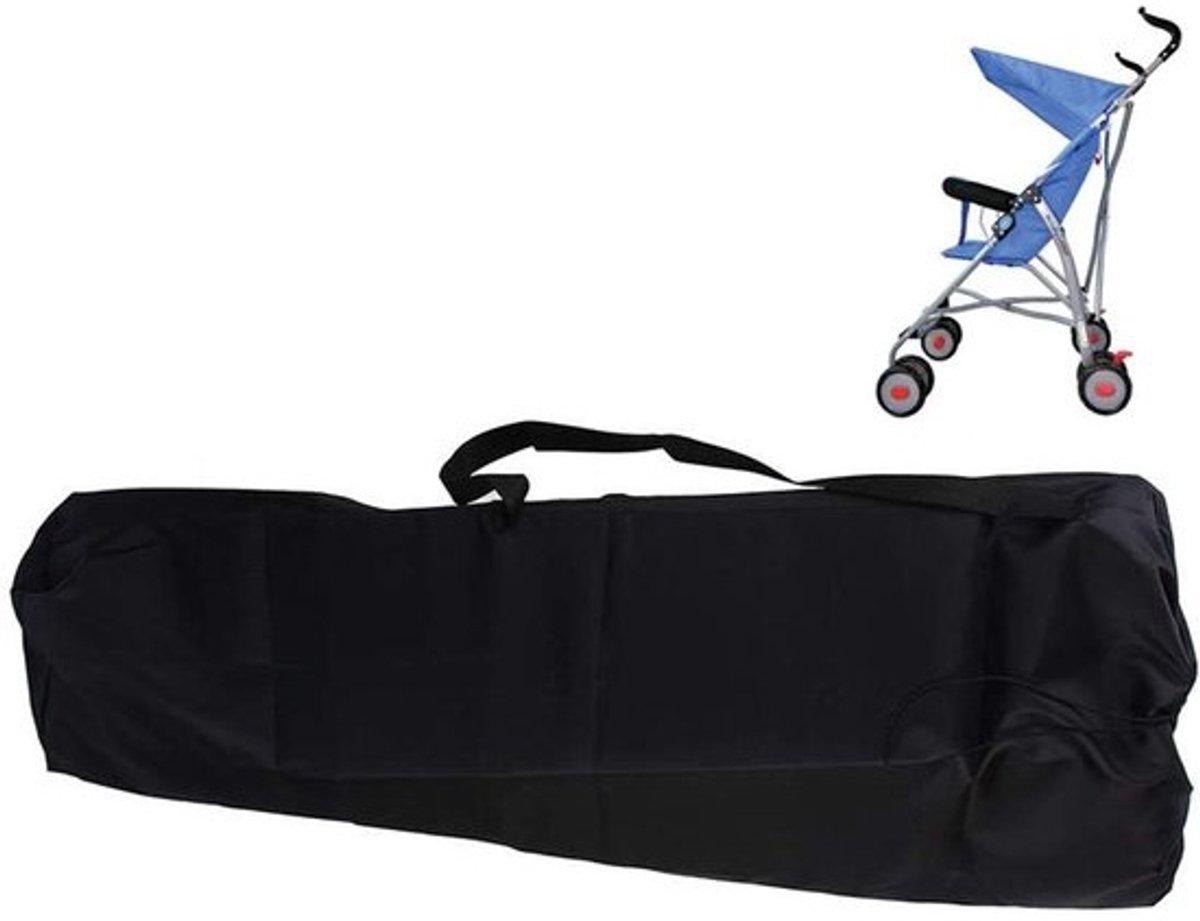 Universele wandelwagentas, draagtas voor kinderwagens, schoudertassen, waterdicht, licht, opslag, organisatie, kinderwagen, voor vliegtuig, reizen, auto, zwart