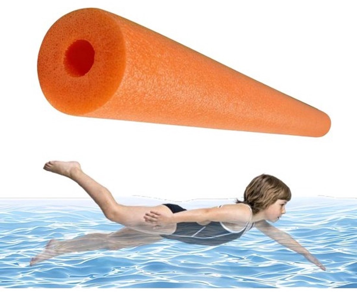 Zwemnoedels Schuim - Drijfhulpmiddelen Water - Watersport Plezier - Holle Kern Ontwerp - 120 cm Lengte - Oranje