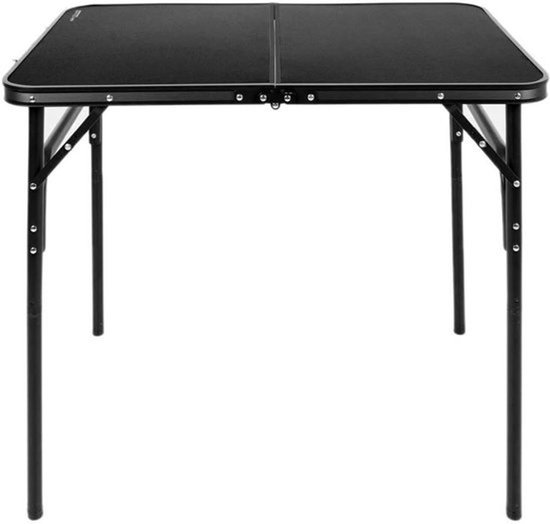 Opvouwbare Campingtafel 90x60 cm met Verstelbare Poten en Antislipvoeten — afbeelding 3
