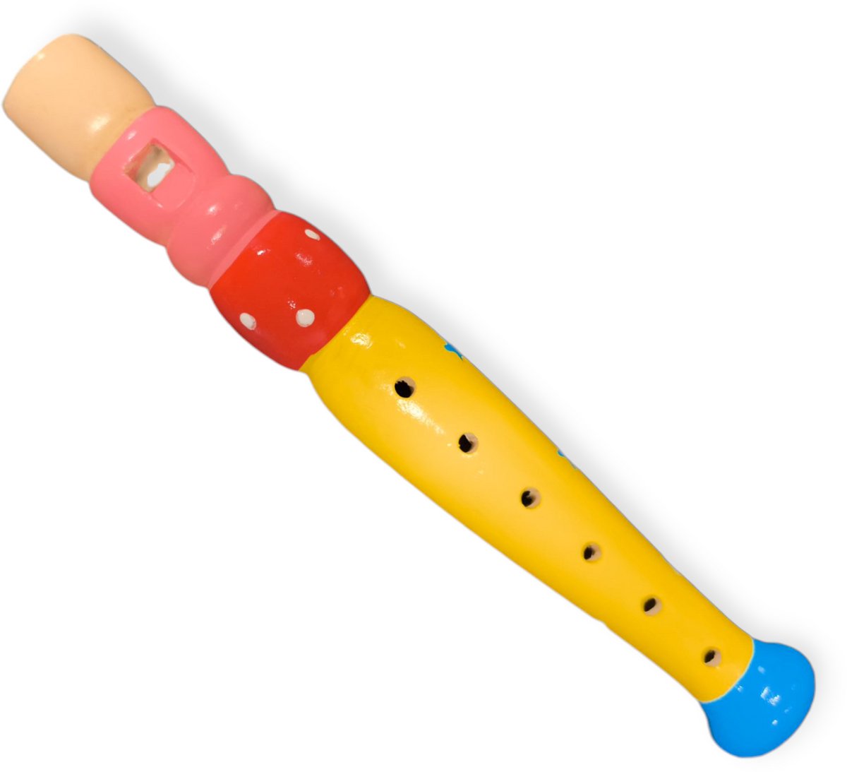Jobber Toys Houten Blokfluit voor Kinderen - Muziekinstrument - 20 cm