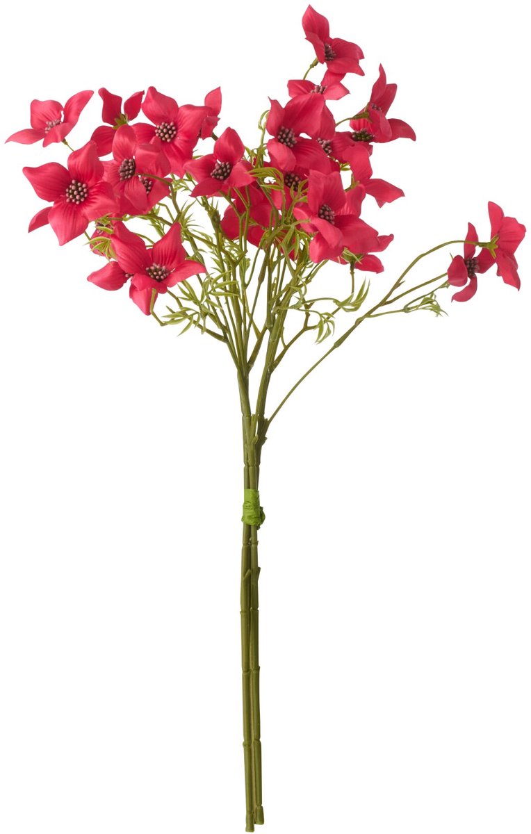 J-Line bundel 3 Kornoelje - textiel - fuchsia